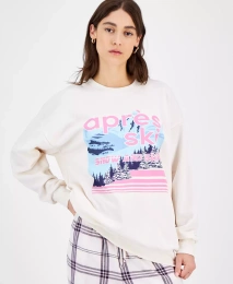 Толстовка с круглым вырезом из флиса с рисунком Self Esteem Juniors