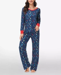 INK+IVY Женский свитер с длинными рукавами и штанами для дома, комплект из 2 шт.