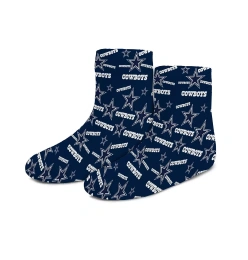 Для босых ног мальчиков и девочек, носки с полосками Dallas Cowboys Word