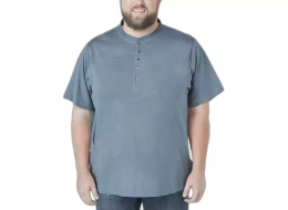 Рубашка-хенли Boulder Creek Big & Tall от KingSize Heavyweight с длинными рукавами и короткими рукавами