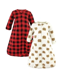 Hudson Baby Baby Boys Hudson Хлопковый спальный мешок с длинными рукавами, мешок, одеяло