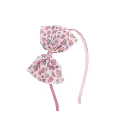 Sweet Wink Girls Радужная повязка на голову с бантом из тюля в форме сердца