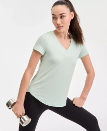 Женская футболка ID Ideology Performance с V-образным вырезом