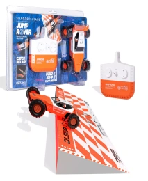 Sharper Image Пульт дистанционного управления Stunt Ramp Перезаряжаемый игрушечный автомобиль Jump Rover, набор из 3 шт.