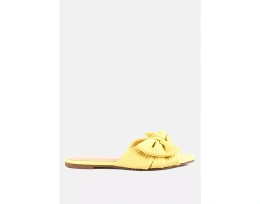 Туфли-слайдеры London Rag Little Jane с текстурированным бантом