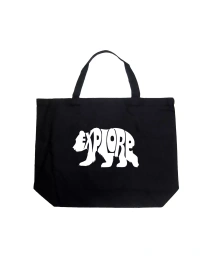 LA Pop Art Explore - Большая сумка-тоут с надписью Word Art