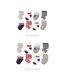 Носки Luvable Friends Baby Boys Grow with Me из хлопка и махровых тканей