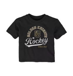 Футболка Outerstuff Infant Boys and Girls Black Vegas Golden Knights Take The Lead