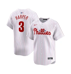 Nike Big Boys and Girls Брайс Харпер Уайт Филадельфия Филлис Домашняя ограниченная футболка игрока