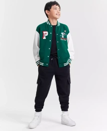 Куртка, футболка и спортивные брюки Cargo от Little & Big Boys Peanuts, созданные для Macy's