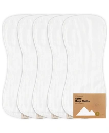 KeaBabies 5 упаковок мягких муслиновых пеленок для срыгивания для девочек и мальчиков, пеленки для срыгивания для младенцев, детская одежда для срыгивания