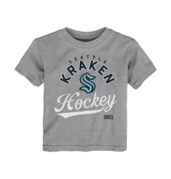 Футболка Outerstuff для мальчиков и девочек, серо-лиловая, Seattle Kraken Take The Lead