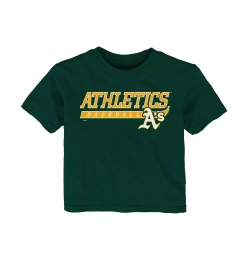 Футболка Outerstuff Infant Boys and Girls Green Oakland Athletics Take The Lead