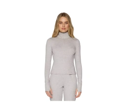 Lifestyle Clothing Женская мягкая майка с длинным рукавом и молнией 1/4 G Lifestyle