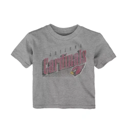 Футболка Outerstuff Infant Boys and Girls Heathered Grey Distressed с надписью Arizona Cardinals Winning Streak