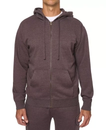 Мужская флисовая толстовка Lazer свободного кроя Burnout с застежкой-молнией спереди