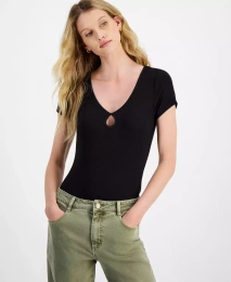 Боди с вырезом-замочной скважиной для юниоров Self Esteem