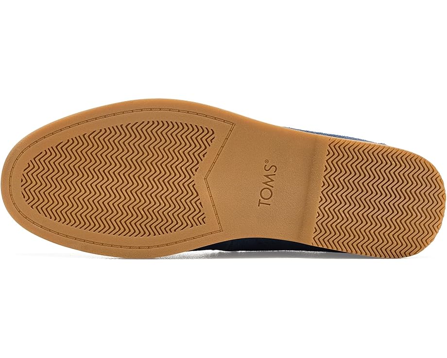 Замшевые лоферы TOMS Marcos на устойчивом каблуке