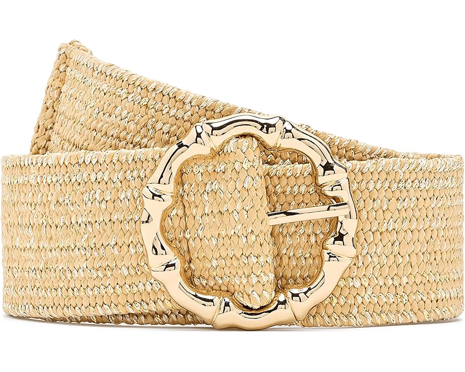 Ремень Lilly Pulitzer Arta Belt из соломки рафии с металлической пряжкой