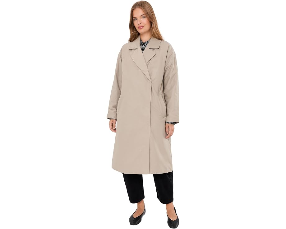 Стеганый тренч Eileen Fisher Petite из хлопка и нейлона
