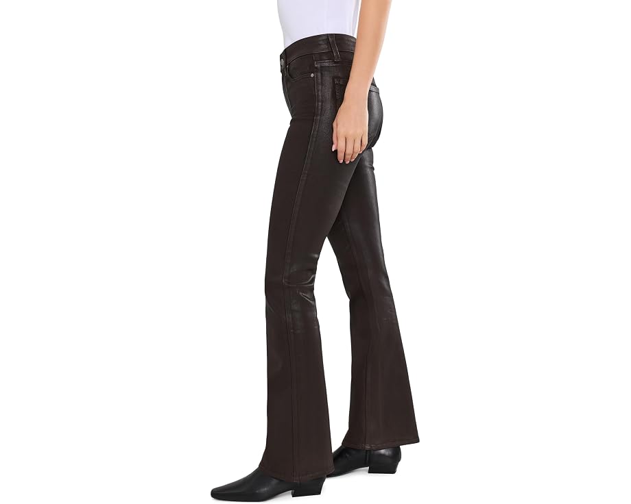 Джинсы клёш Paige Laurel Canyon с высокой посадкой Chicory Coffee
