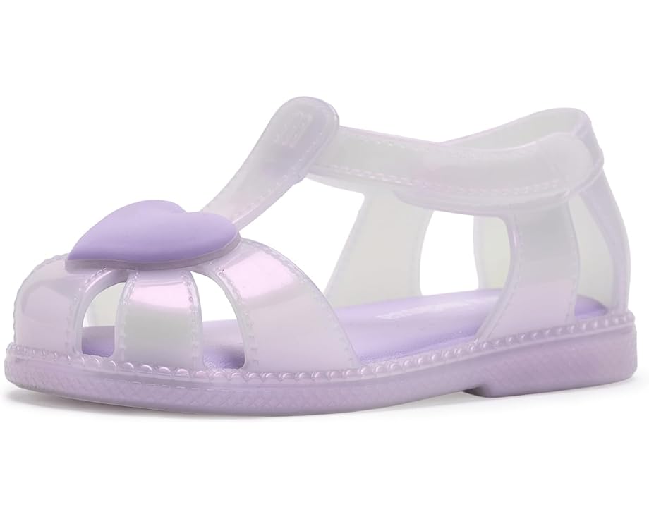 Mini Melissa Сандалии Hip Heart Ballerina для малышей с липучкой и водонепроницаемым ПВХ