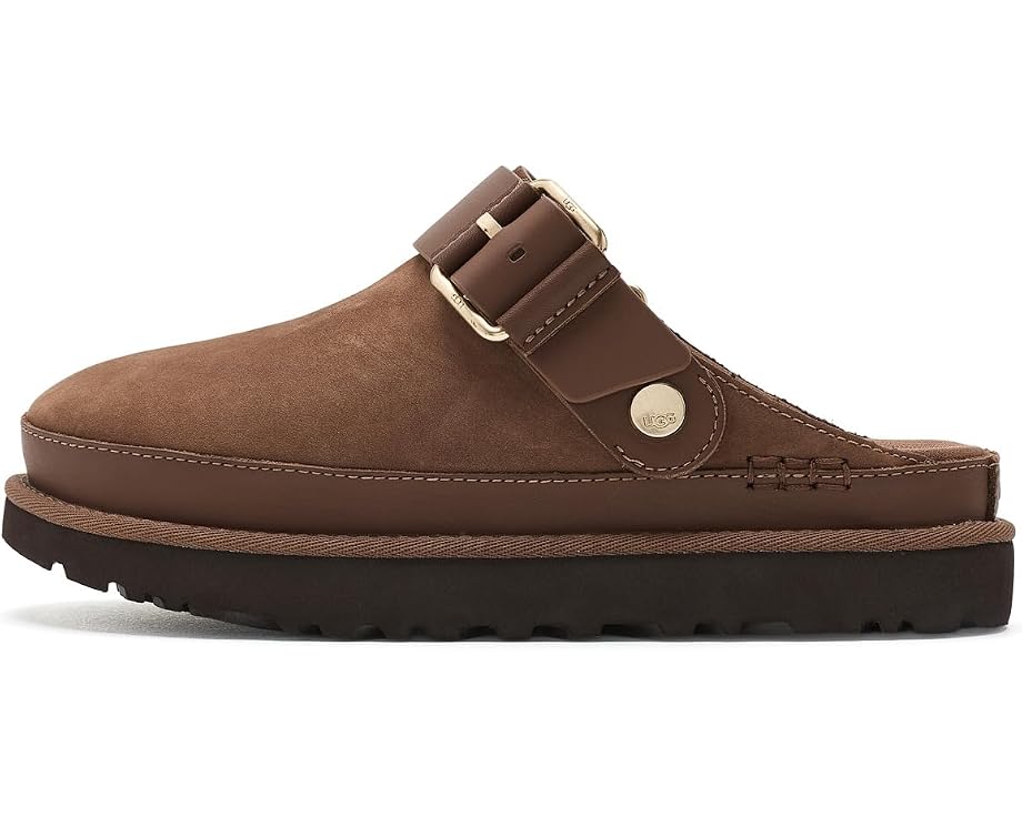 UGG Goldenstar Villa Clogs из нубука с регулируемым задним ремешком
