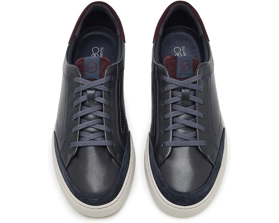 Clarks Code C Tie кожаные кеды на шнуровке