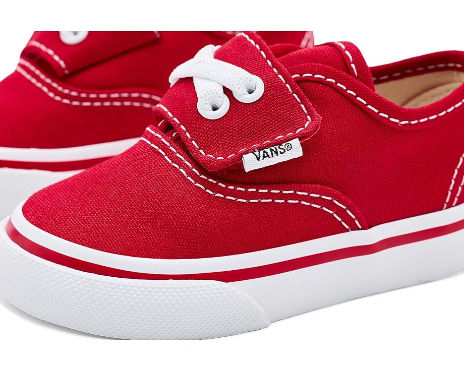 Детские кеды Vans Kids Authentic Elastic V на липучке с эластичными шнурками