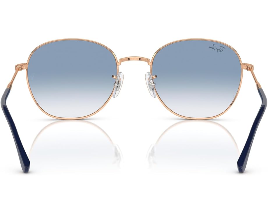 Солнцезащитные очки Ray-Ban 0RB3809 с металлической овальной оправой