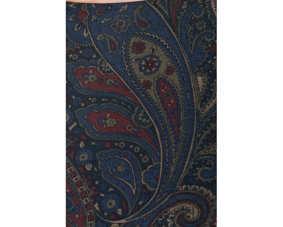 Футболка Lauren Ralph Lauren Paisley с вырезом лодочка