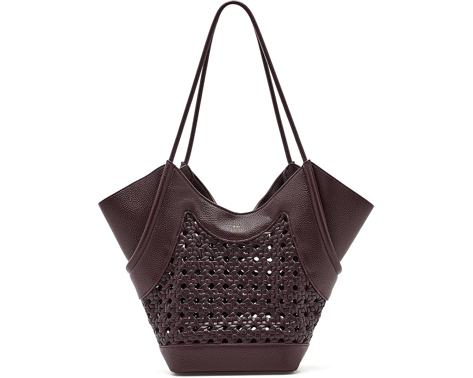 Maribel Woven Panel Tote Bag