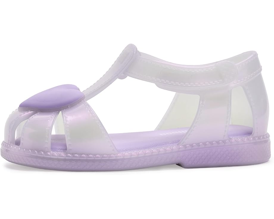 Mini Melissa Сандалии Hip Heart Ballerina для малышей с липучкой и водонепроницаемым ПВХ