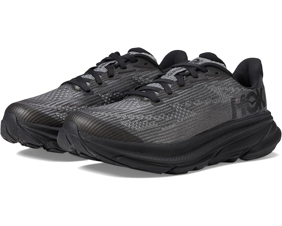 Детские кроссовки Hoka Clifton 9 с геометрией Clifton и сетчатым верхом
