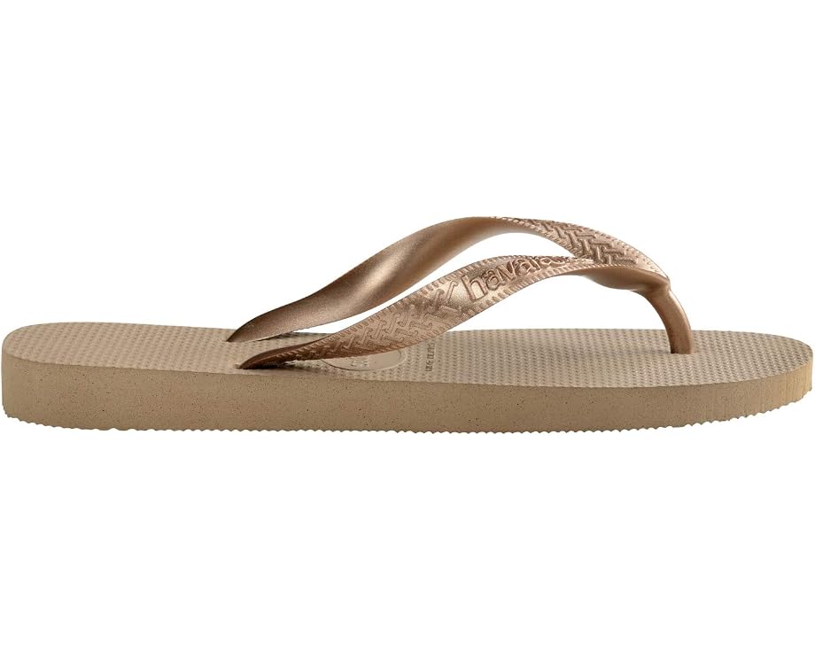Шлепанцы Havaianas Top Tiras с металлическим отливом