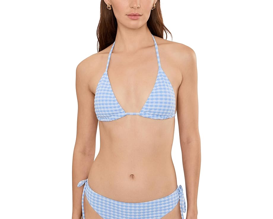 Детский топ бикини в клетку Seaside Gingham от Snapper Rock Kids с защитой UPF 50+