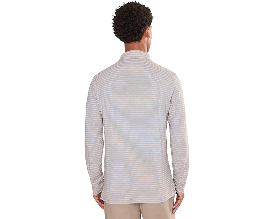 Faherty лонгслив поло Long Sleeve Movement в полоску