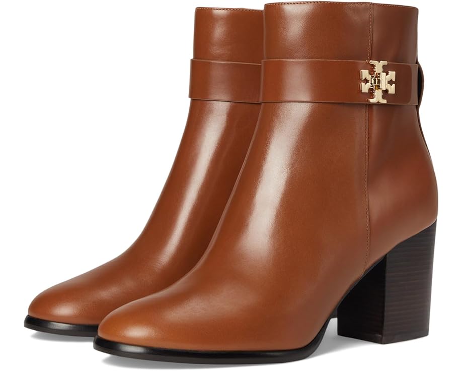 Ботинки Tory Burch Turnlock на каблуке 80 мм с миндалевидным носком
