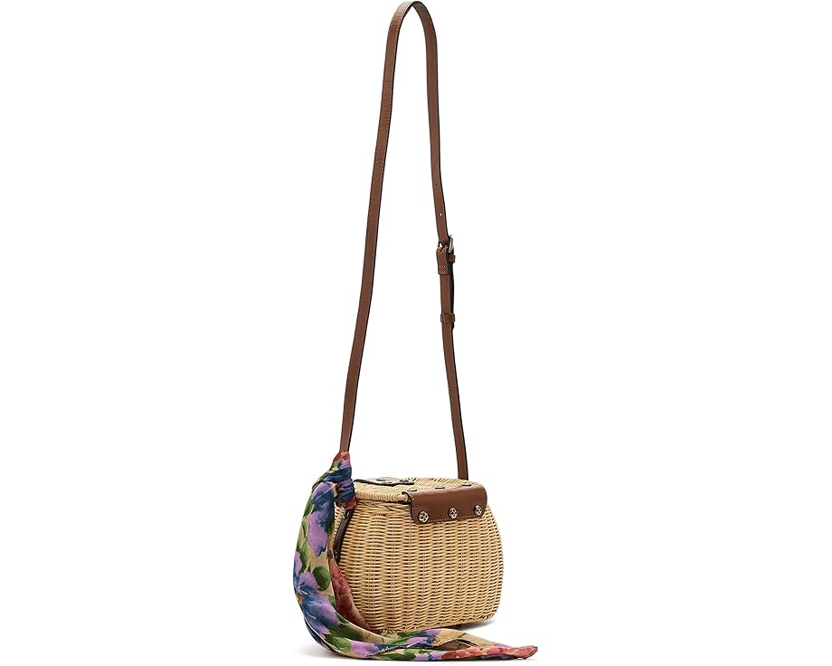 Корзина Patricia Nash Duronia Basket с шарфом Французские гортензии