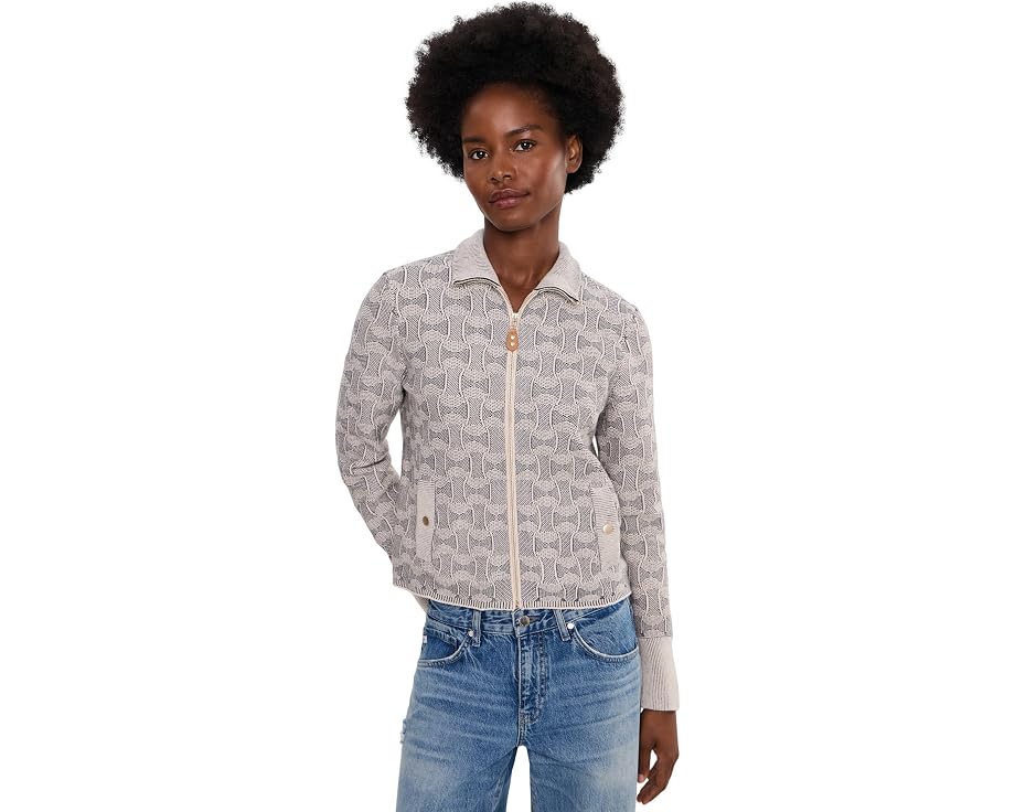 Жакет Dapper Swirl Knit от NIC+ZOE с узором свирл
