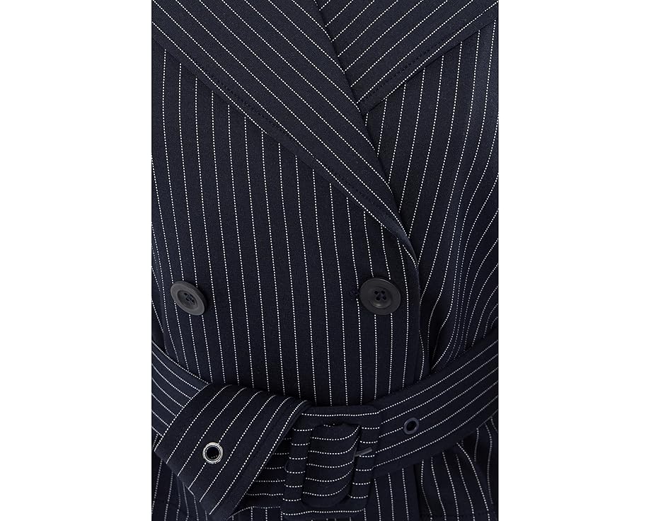 Укороченный тренчкот Petite Cropped Pinstripe с поясом Liverpool Los Angeles