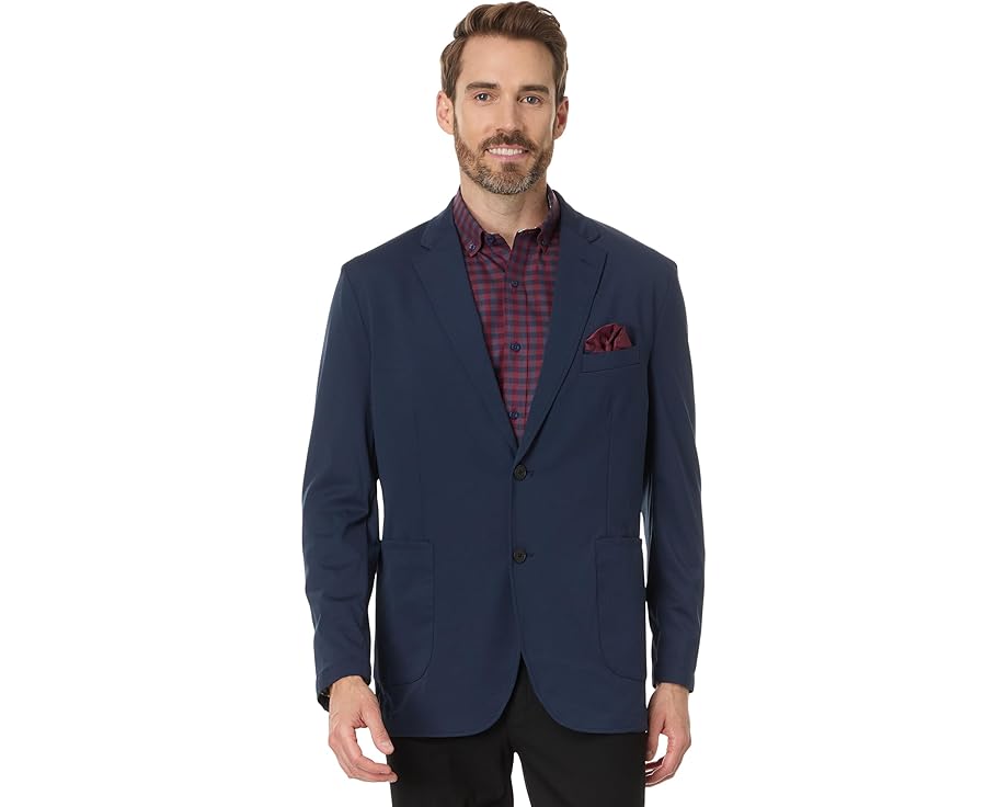 Johnston & Murphy Блейзер Xc Flex Knit с эластичной тканью и отворотами