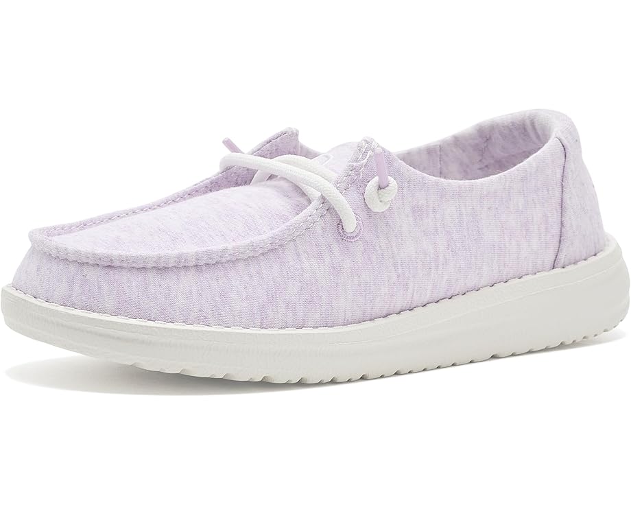 Hey Dude Kids Wendy Y Stretch Jersey Lilac с мягким эластичным верхом