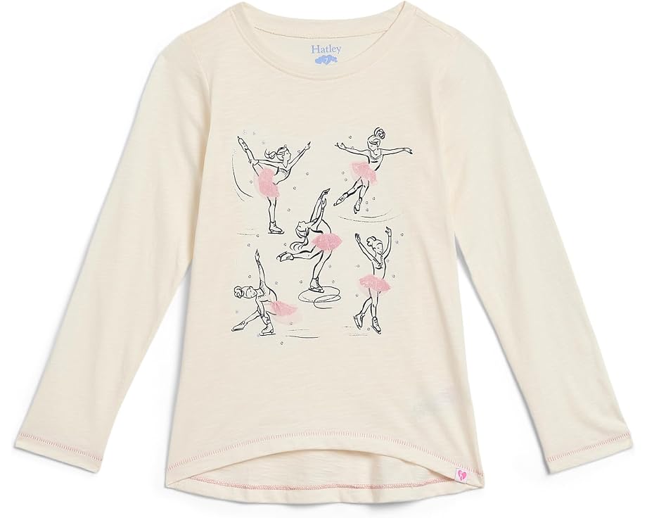 Футболка Hatley с рисунком фигурного катания для девочек