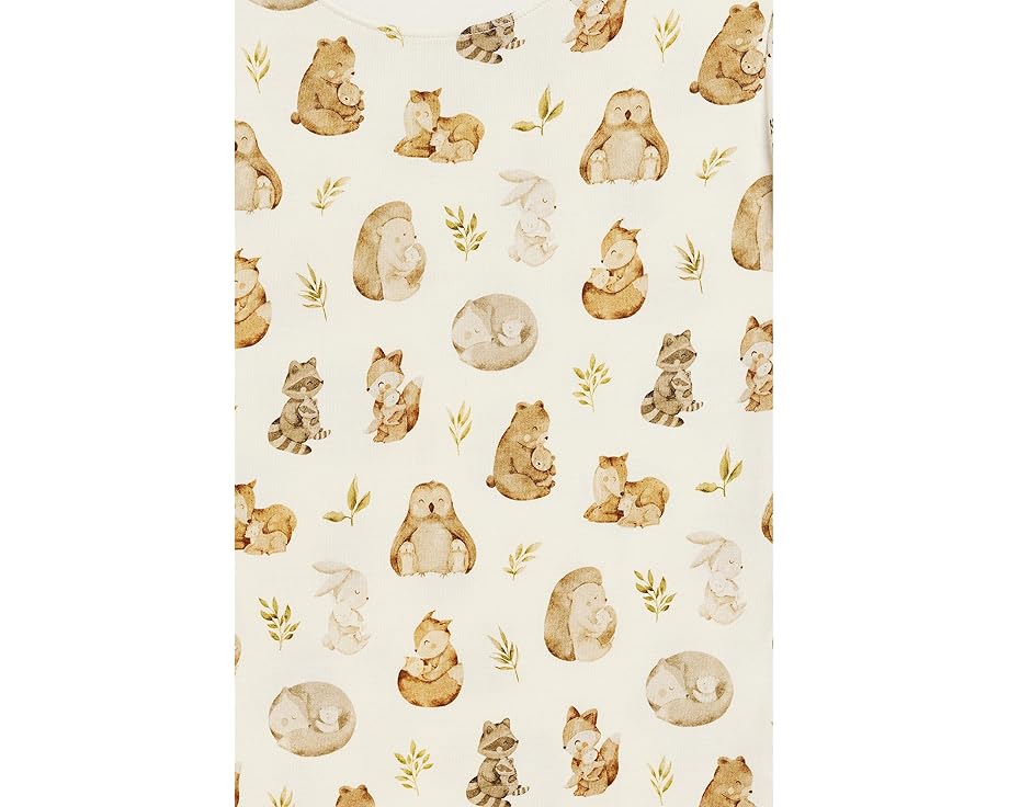 Kickee Pants Kids Пижамный комплект с коротким рукавом и принтом