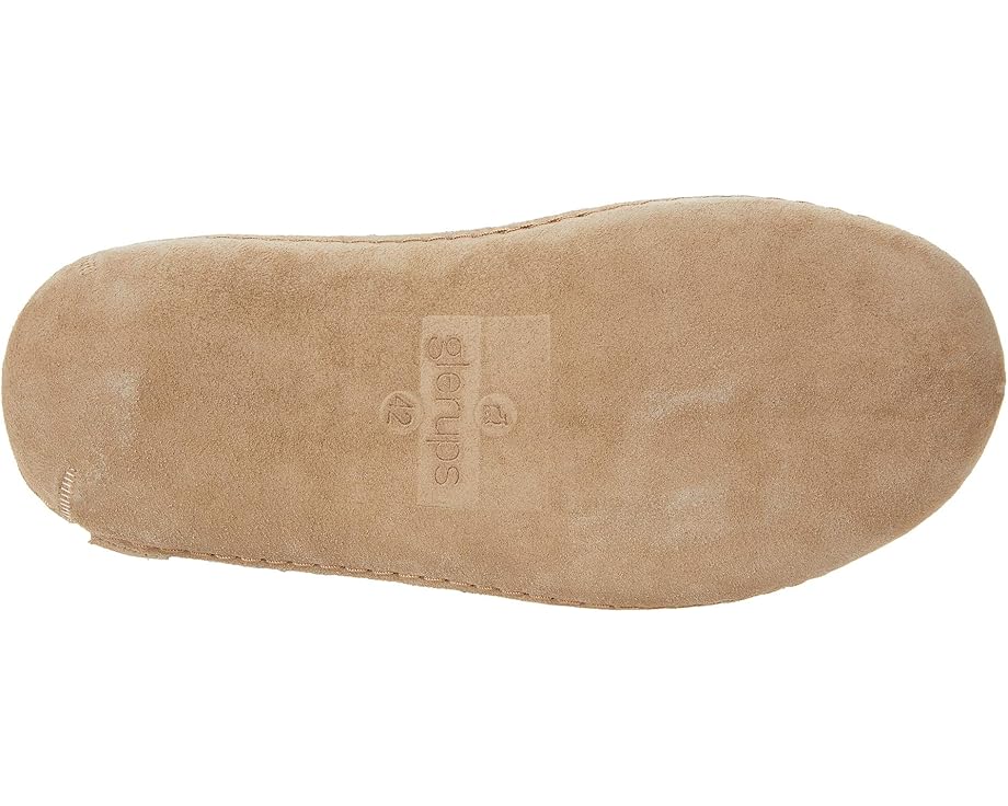 Войлочные тапочки Glerups Wool Shoe с кожаной подошвой и влагоотводящими свойствами