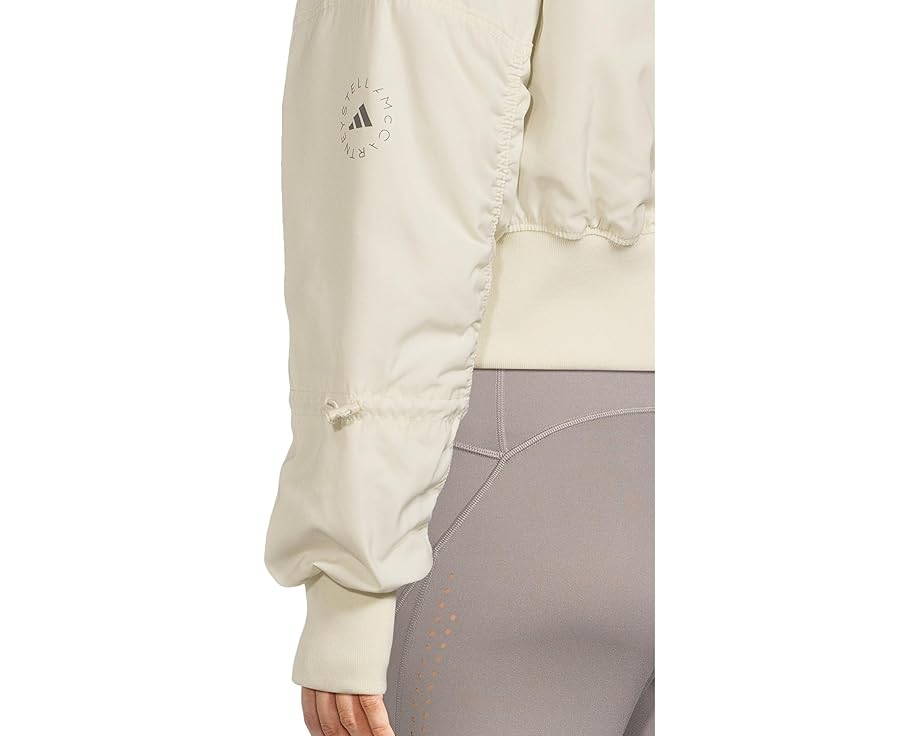 Короткая тканая куртка-бомбер adidas by Stella McCartney из переработанных материалов