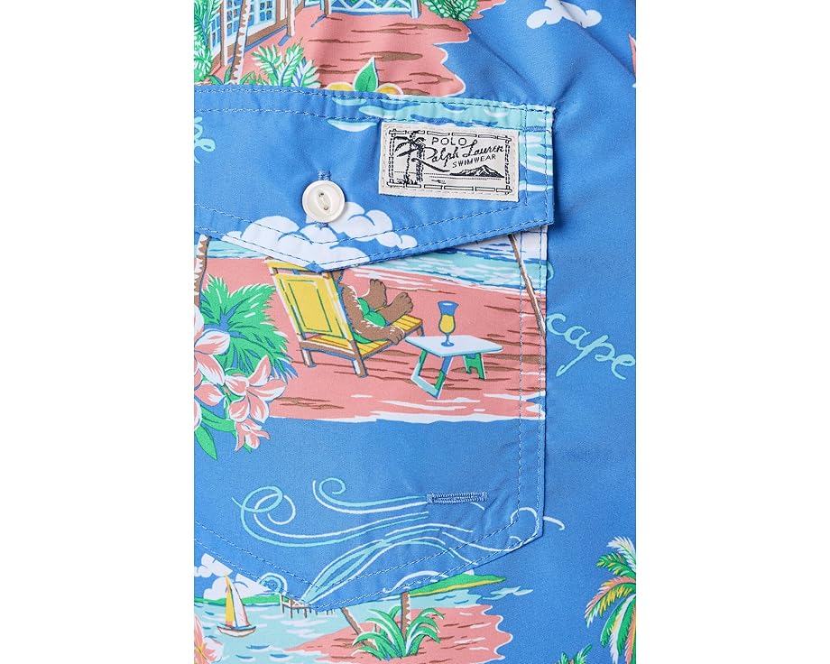 Шорты Traveler Polo Ralph Lauren с принтом и завязками на талии
