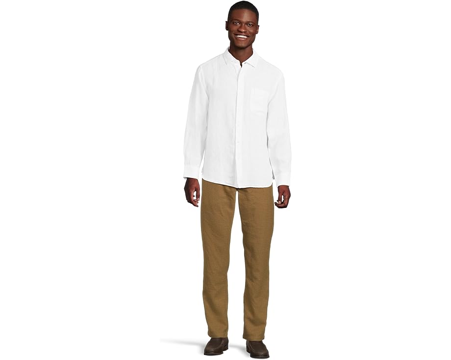 Рубашка Tommy Bahama Paradisio Plaid из льна с длинным рукавом