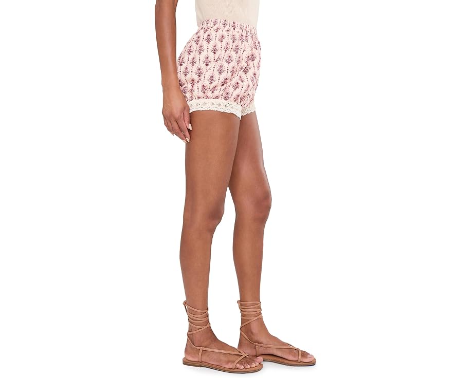 Шорты Free People Made You Blush Boxers с кружевной отделкой